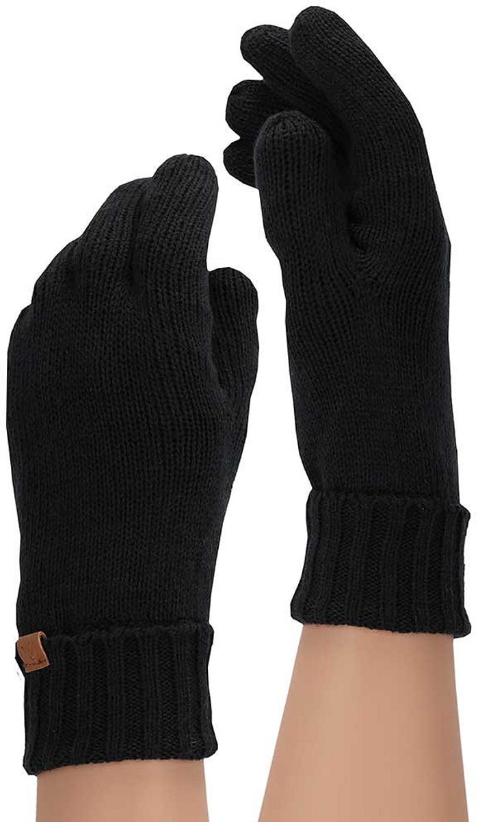 Morethansocks Handschoenen heren t/m XL Gebreide handschoenen Handschoenen winter Blauw