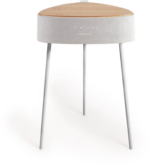 CREATE - Luidsprekertafel met 180º unidirectioneel geluid, bluetooth en draadloos opladen - SPEAKER TABLE 180