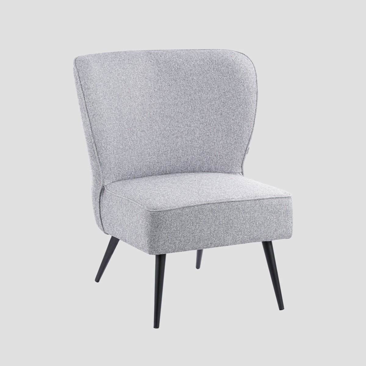 Homla Armchair - ABRAZO - Grey - 71x75.5x86
