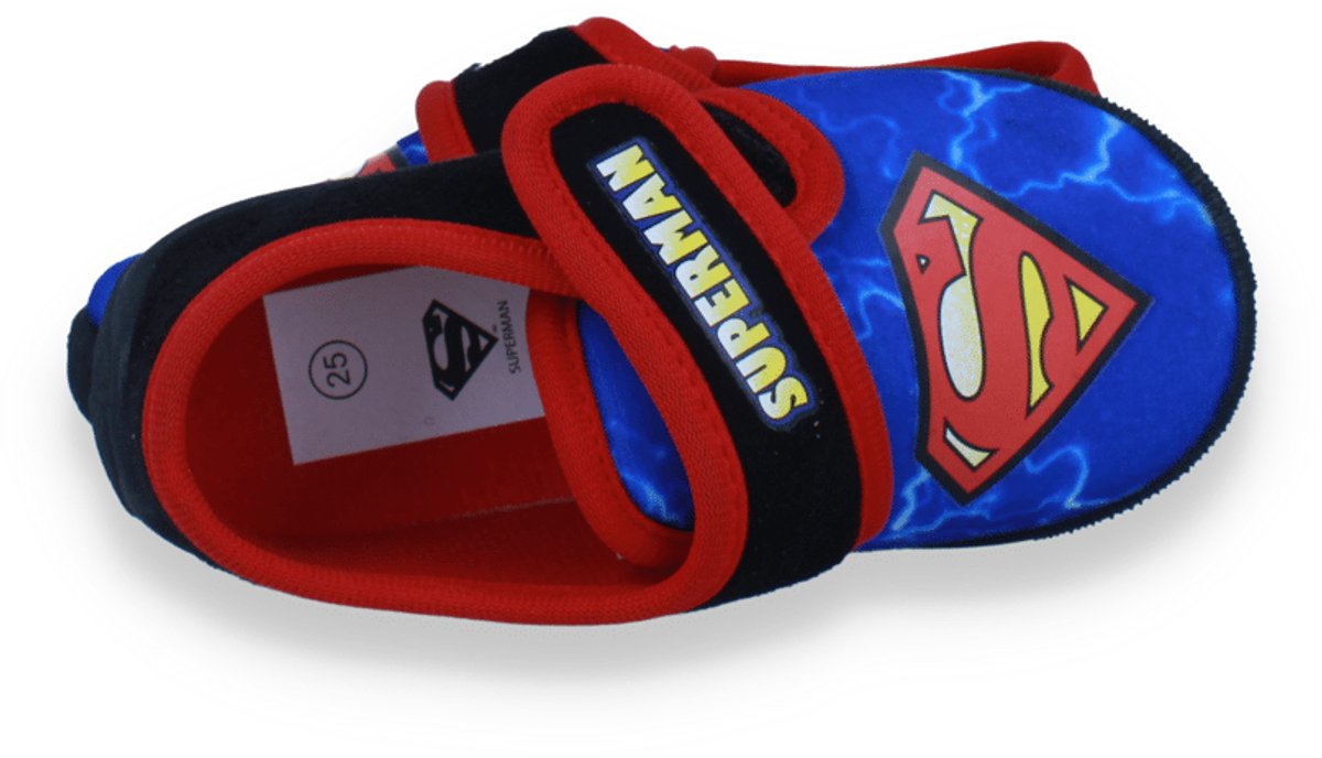 Superman Jongens Pantoffel | Blauw | Maat: 32