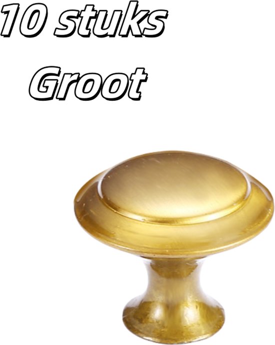 4 stuks massief messing vierkante knoppen, handvat met enkele gat, kleine knoppen, keukendeurladehandgrepen, meubelbeslag handgrepen voor kast, bureau, lade, dressoirlade, goud (20 x 20 mm