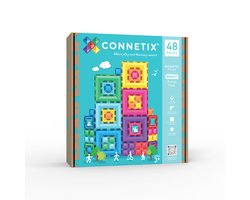 CONNETIX - carrelages magnétiques - Pack Portail Lumineux, 48 pièces