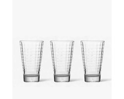 Drinkglazen - 315ml/31,5cl - (3 Stuks) - Drinkglas - Limonadeglazen - Glas - Hoogwaardige kwaliteit - Glazenset - Drinkglazen - Cocktailglazen