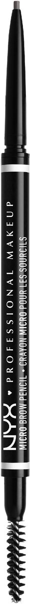NYX Professional Makeup Micro Brow Pencil - 07.5 Grey - Wenkbrauw potlood - vegan formule - met spoolie brush - 0,09 g