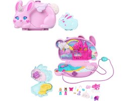 Polly Pocket 2-in-1 Konijntjesplezier - Tasje met compacte speelset