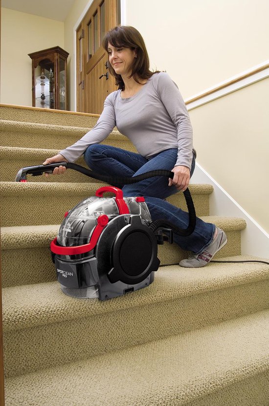 BISSELL SpotClean Pro Draagbare Vlekkenreiniger - Professionele Reiniging met 750W Motor - Tapijtreiniger voor Bank, Auto & Matras - Carpet Cleaner Apparaat - XL Tankcapaciteit - Reinigingsmachine - Zetelreiniger - 1558N