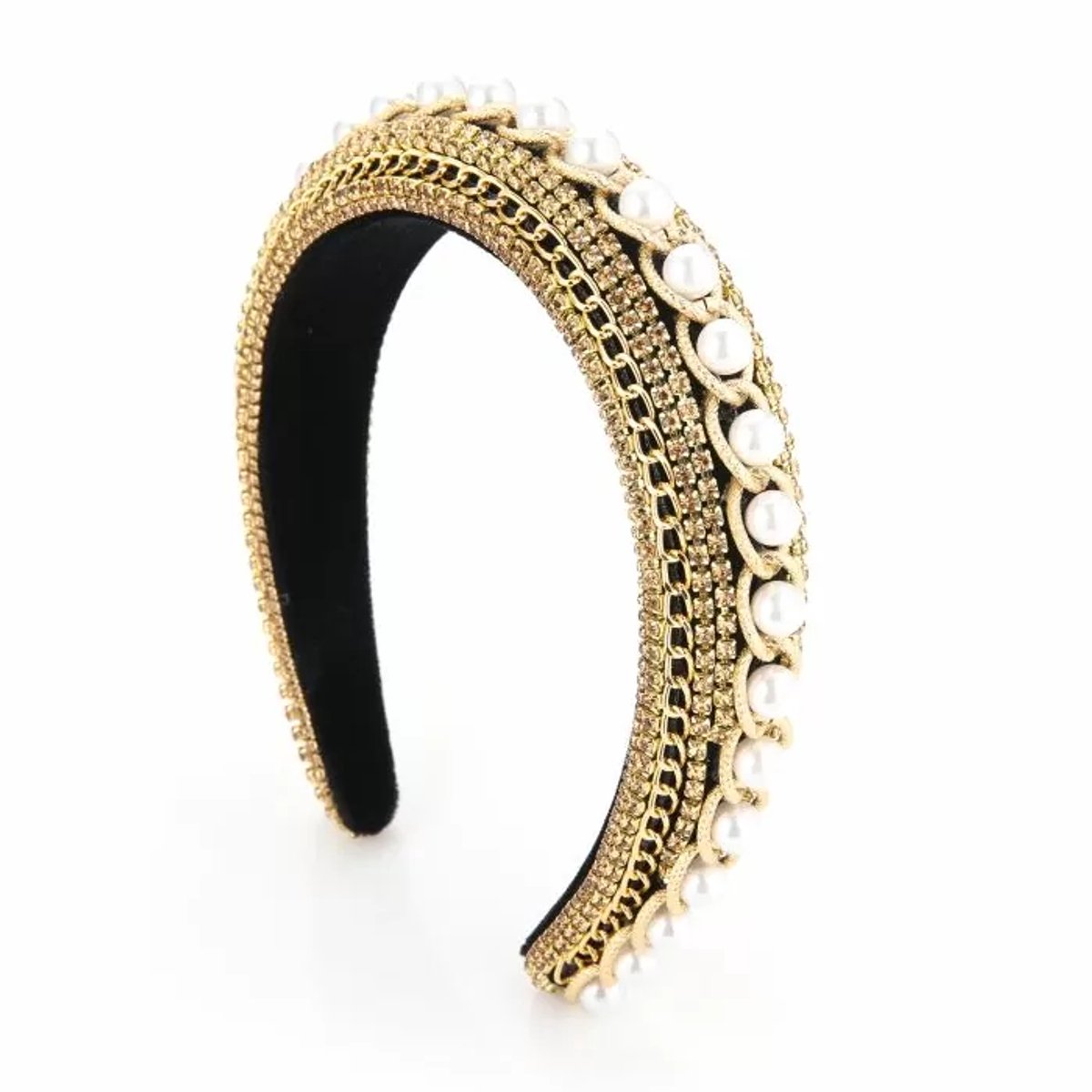 haarband met parels - luxe - cadeau tip