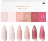 Canni BIAB Set Q2 - 54 ml (6x 9 ml) - BIAB Pakket - Nude - Roze - Lila - Wit - Builder Gel - BIAB Nagellak - Builder in a Bottle - BIAB Nagel Builder - BIAB Kleuren - Canni BIAB