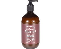 Flamingo kattenshampoo – Natuurlijke shampoo met arganolie – 500ml – Voor alle vachtsoorten
