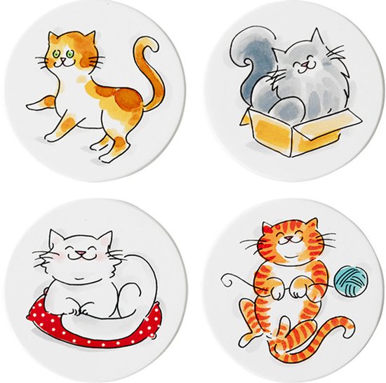 Blond Amsterdam, Spécialités, Animal : ensemble de sous-verres Cat