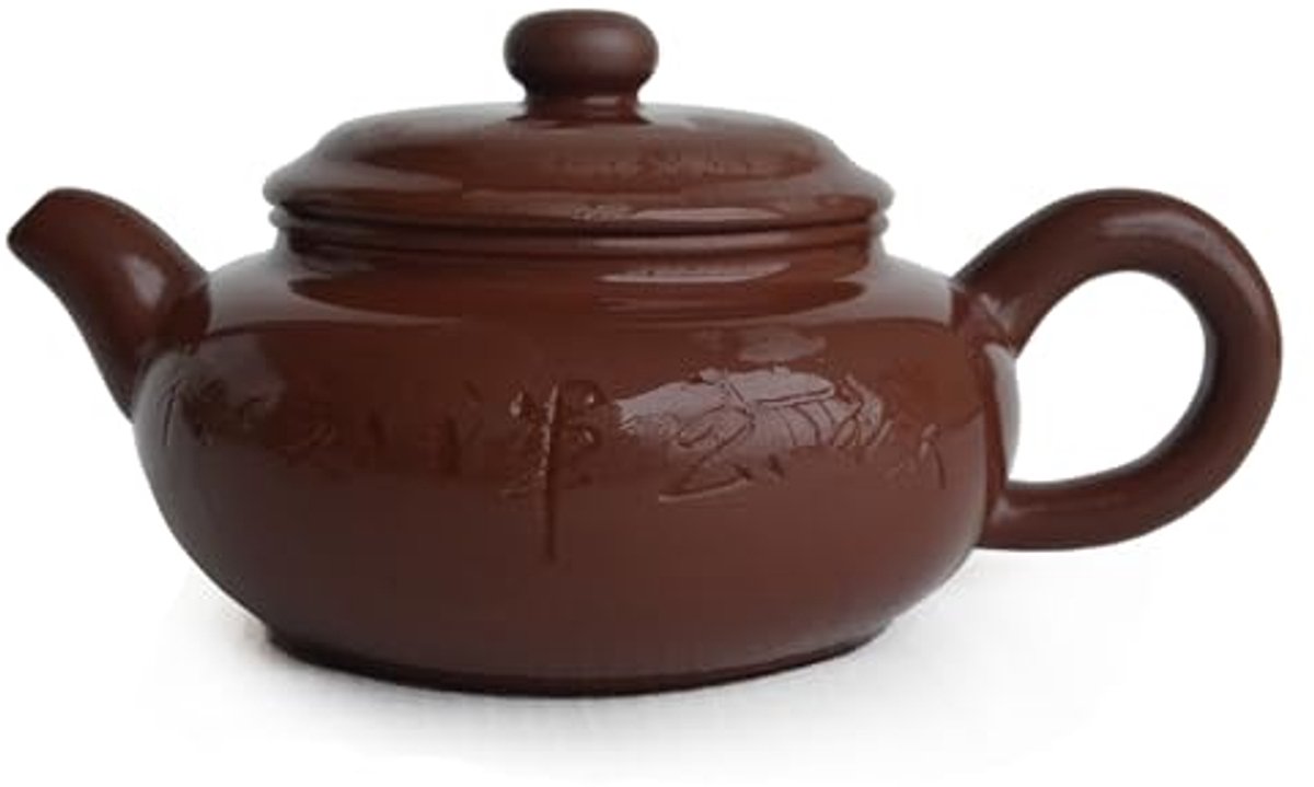 Chinese Yi Xing Clay Zisha Gongfu Teapot 7oz - Archaize Fanggu Design