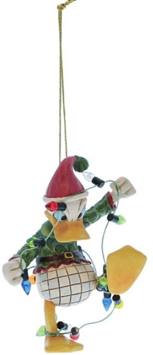 Disney Traditions Ornament - Donald Duck Wrapped In Lights