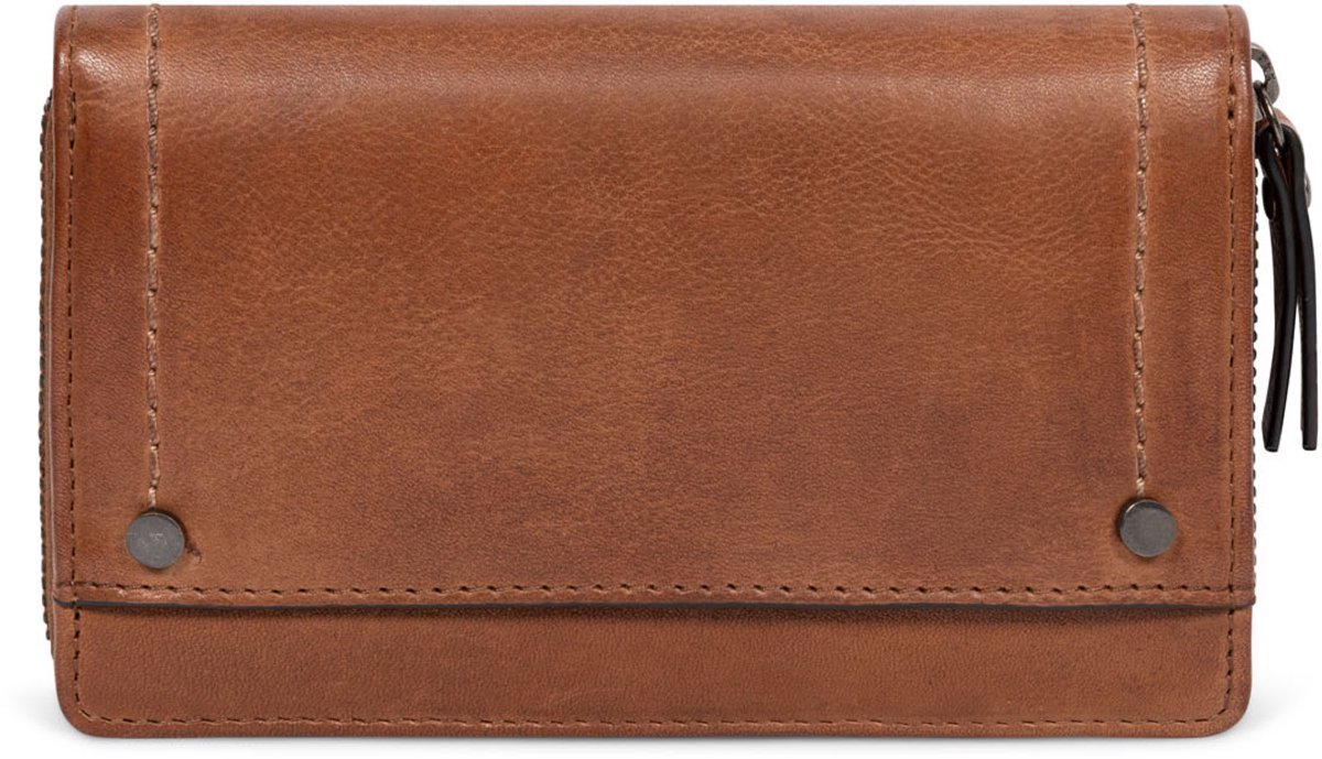 Bag2Bag Leren Portemonnee Moss Cognac - nieuwe collectie