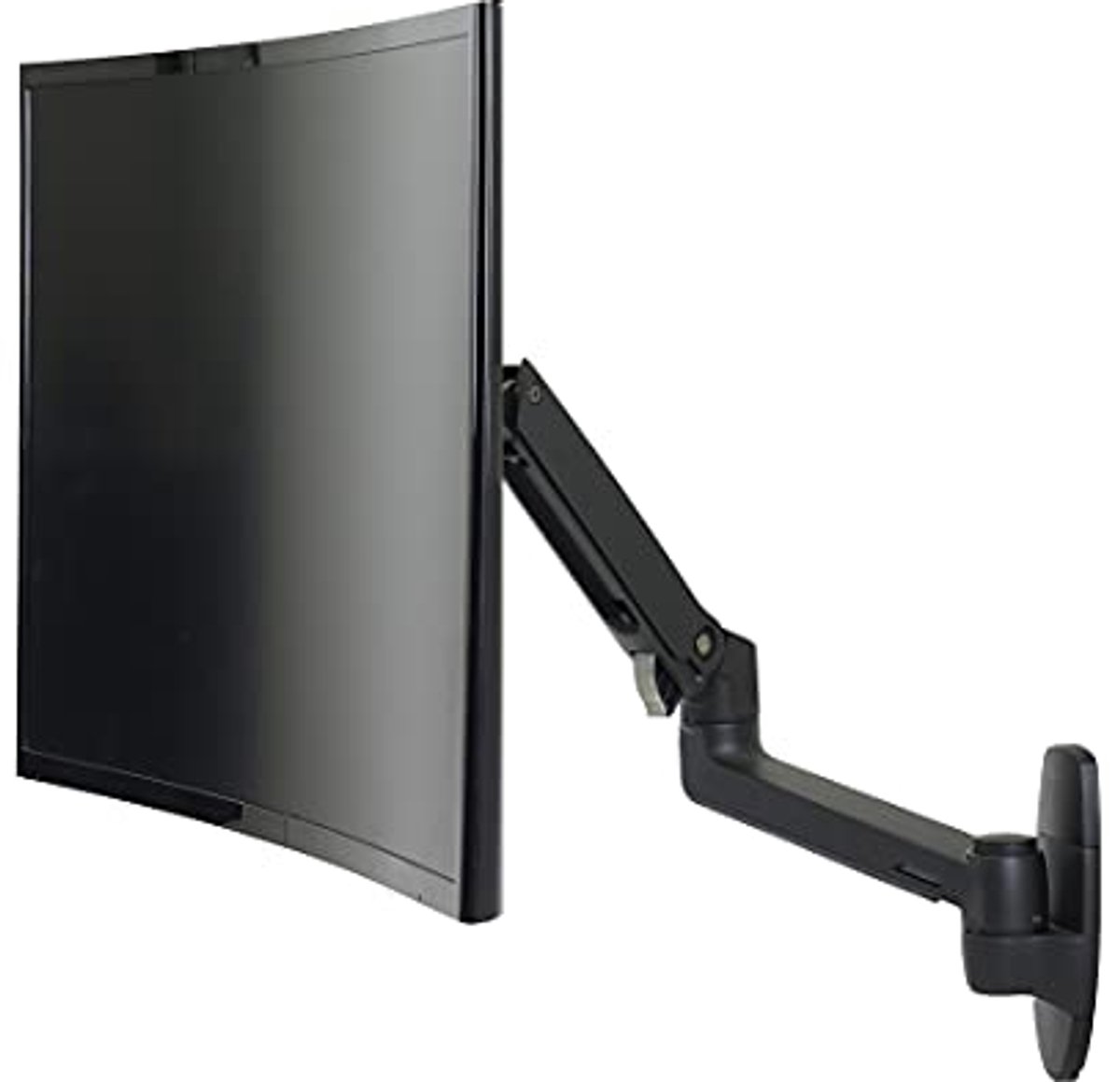 Enkele Monitorarm VESA Wandmontage - Tot 34 Inch - 3.2-11.3 kg - Mat Zwart