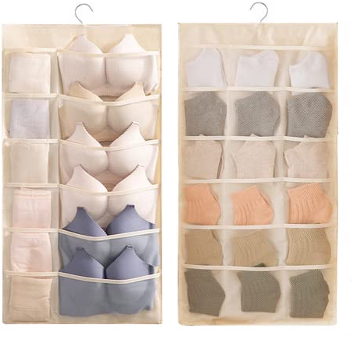 Hanging Storage Organizer met 30 Zakjes voor Kleding en Accessoires
