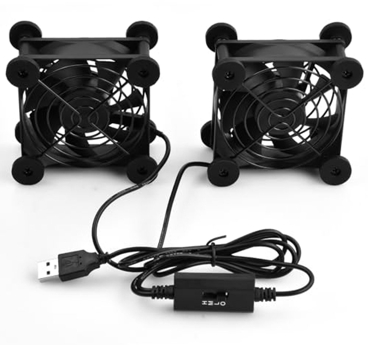 Image of 5V USB PC Koelventilator 120mm - Ultralicht, Stil en Veilig voor Computerbehuizing en Routers
