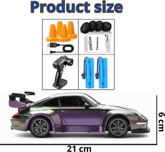 ACAMMZAR RC Drift auto met afstandsbediening, voor kinderen, 1:16, 25 km/u, 4 WD, op afstand bestuurde auto, met 2 batterijen voor volwassenen, zwart ACAMMZAR RC Drift auto met afstandsbediening, voor kinderen, 1:16, 25 km/u, 4 WD, op afstand bestuurde auto, met 2 batterijen voor volwassenen, zwart