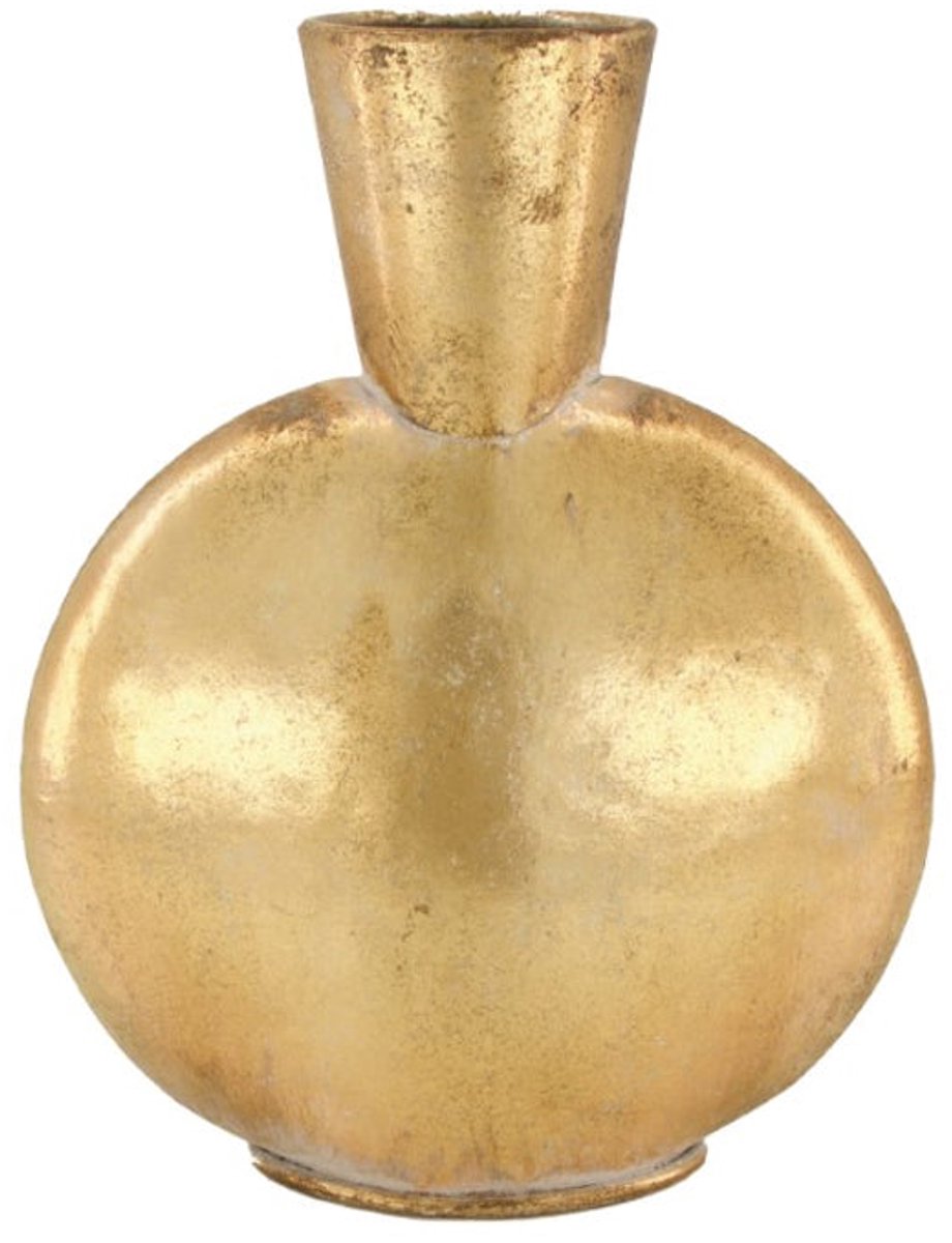 Vaas metal 22x9x27cm Gold