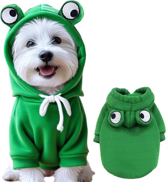 Zunea Kleine hond trui puppy trui jas winter warm fleece pullover voor honden jongen meisje super zacht huisdier kleding chihuahua kat buitenkleding voor koud weer rood M