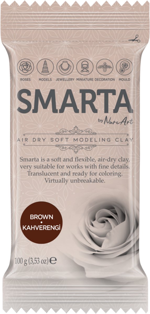 Smarta zelfdrogende klei - Brown 100g