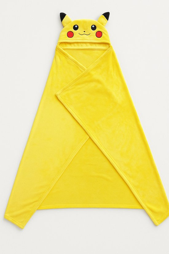 Pokemon Pikachu ochtendjas voor jongens en meisjes, fleece badjas met