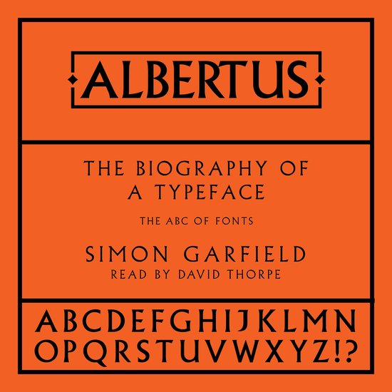 The ABC of Fonts- Albertus - cover