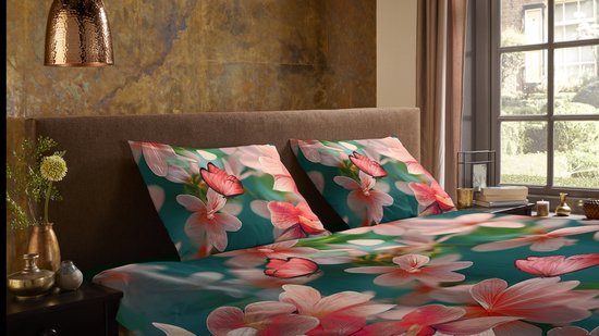 Pure Housse de couette "fleurs" - Multi - (140x200/220 cm) - Microfibre