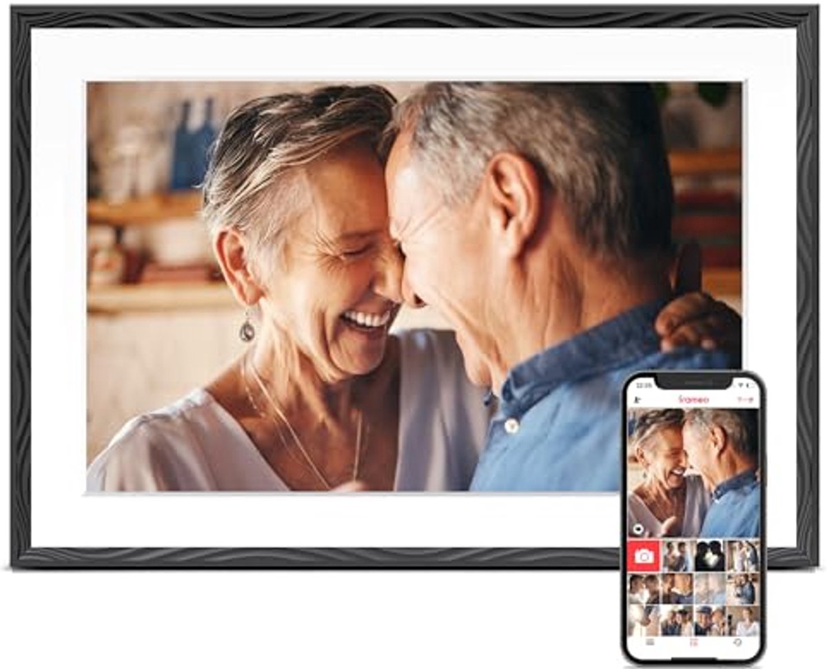 10.1 Inch Digitale Fotolijst in Zwart - Perfect voor het Weergeven van Uw Foto's