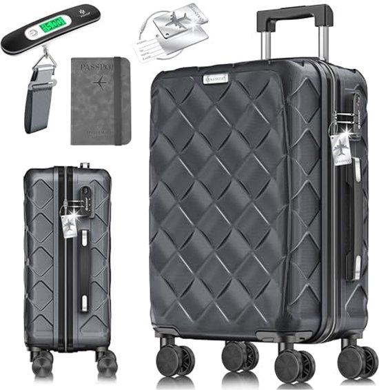 KESSER® Reiskofferset, 3-delig, kofferset, ABS, hardshell koffer met