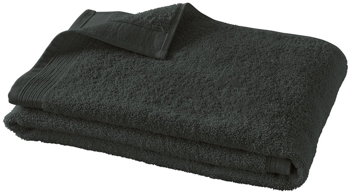 Blanc des Vosges Luxe Badhanddoek Uni - anthracite - 50x100 cm - 100% microkatoen - 600 g/m²