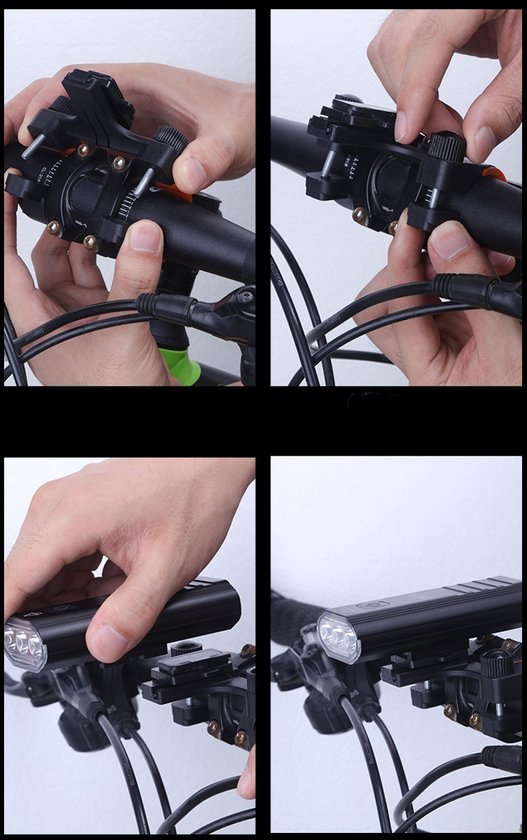 LED Fietsverlichting Set - 600 Lumen - Valbestendig - Fietslamp - Koplamp fiets - Fietslampjes - Fietslichten — afbeelding 3