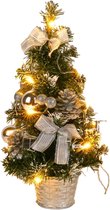 Lights4fun 75 cm outdoor dennenboom LED mini kerstboom verlicht kunstmatige dennenboom buiten decoratie Kerstmis kerstboom outdoor