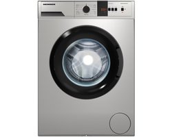 Heinner HWM-VT0610CHSD++ Wasmachine 6 kg – 15 Programma’s met Anti-Kreuk en Allergievriendelijk – Foam Detection – Balance Control – Zilver – 5 Jaar Garantie