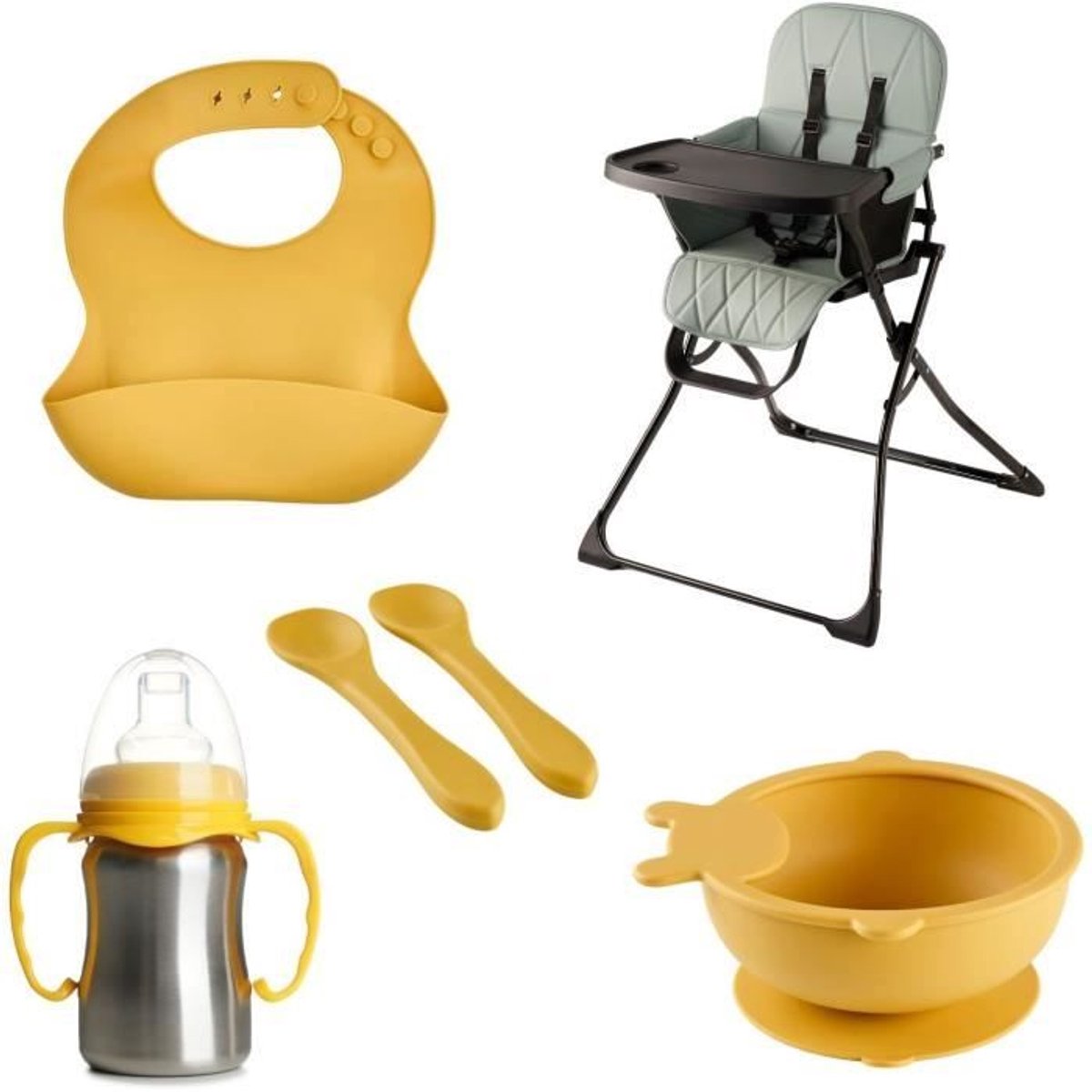 Opvouwbaar kinderstoelpakket - THERMOBABY - HANDY - Compleet en design maaltijdpakket