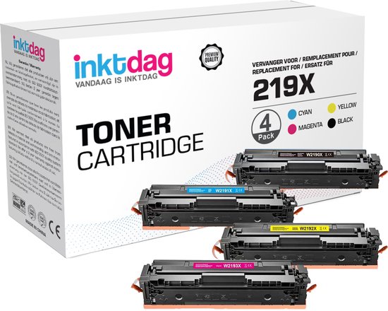 XL Toner vervangen HP 219X voor HP Color Laserjet Pro 3202dn 3202dng 3202dw 3202dwe Color Laserjet XL Toner vervangen HP 219X voor HP Color Laserjet Pro 3202dn 3202dng 3202dw 3202dwe Color Laserjet