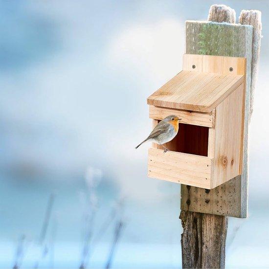 Best for Birds Vogelhuisje - hout - wigwam nestkastje - 27 cm | Leen Bakker