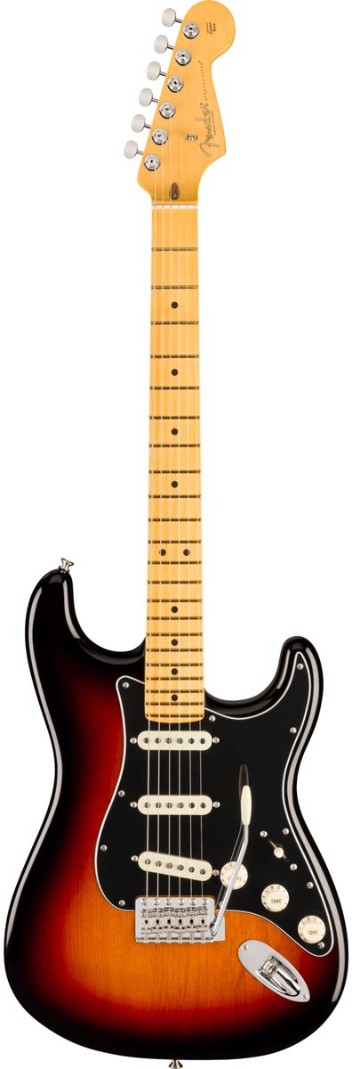 Fender American Professional Classic Stratocaster MN 3-Color Sunburst - ST-Style elektrische gitaar