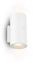 BRILONER Misy – Oplaadbare Wandlamp – zonder stroomaansluiting & boren – dimbaar met touch – warm wit licht – wit – Ø6 x 12 cm