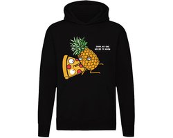 Ananas op pizza Hoodie - eten - hawai - pizzaria - oven - italie - hawaiaans - feest - discussie - verjaardag - humor - grappig - unisex - trui - sweater - capuchon