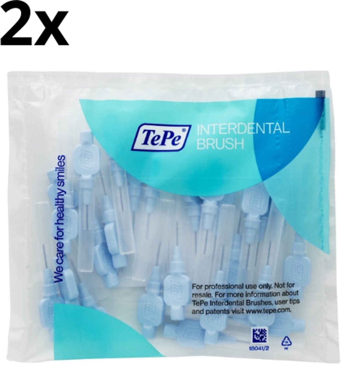 TePe Ragers EXTRA SOFT - Lichtblauw - 2 x 25 stuks - Voordeelverpakking
