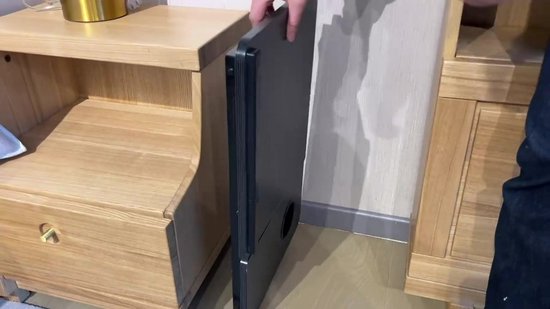 Lexorion Praktisch Laptoptafel – Bedtafel – Kantelbare Laptoptafel – Verstelbare en Opvouwbare Laptop Tafel met Bekerhouder – 60x37x26cm – Laptoptafel Bijzettafel – Zwart