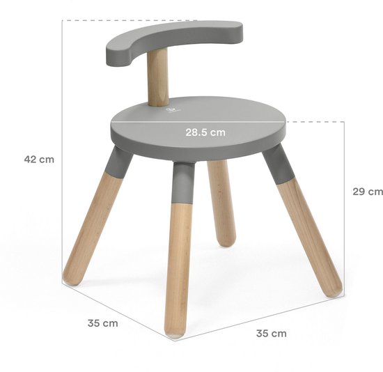 Stokke® MuTable™ stoel V2 Storm Grey van Stokke — afbeelding 3