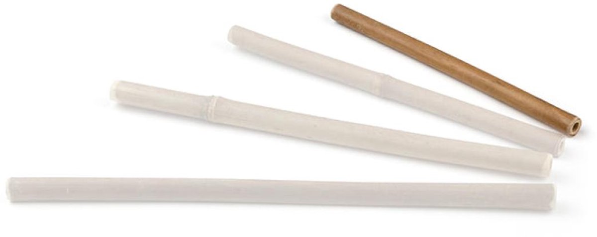 Bamboe Rietjes Ø 10mm - 15 cm kort - 25 stuks