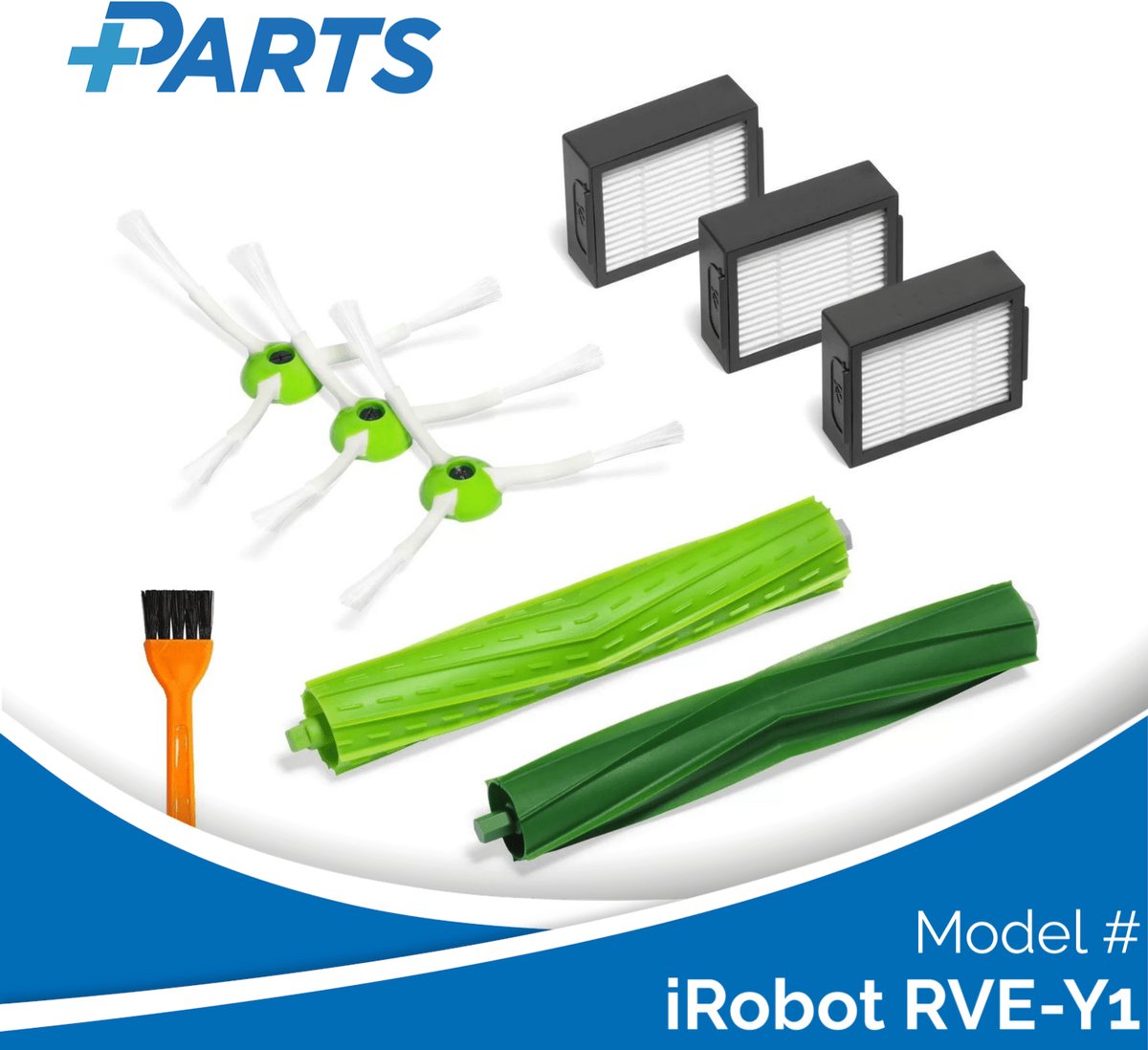 iRobot RVE-Y1 Onderhoudsset (Plus.Parts® alternatief voor 4624878 / 4639168)