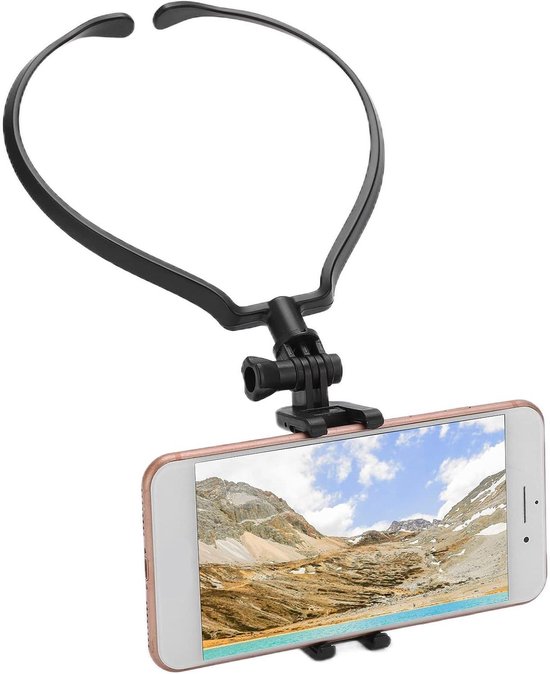 TELESIN SE 2.0 nekhouderset, magnetische telefoonhouder voor iPhone 17 16 15 14 Samsung Android, flexibele POV nekhouder voor GoPro Hero DJI Osmo Insta360 met multi-hoekfilms, accessoires