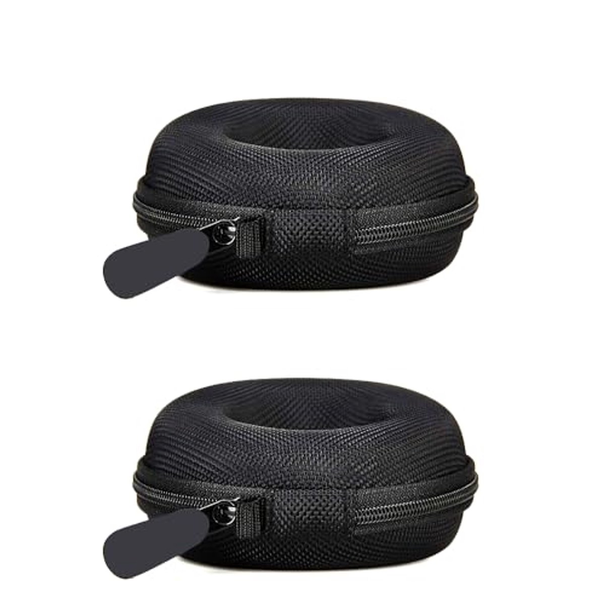 Draagbare Horlogedoos Organizer - 2 Stuks, Ronde Horlogeetui voor Reizen