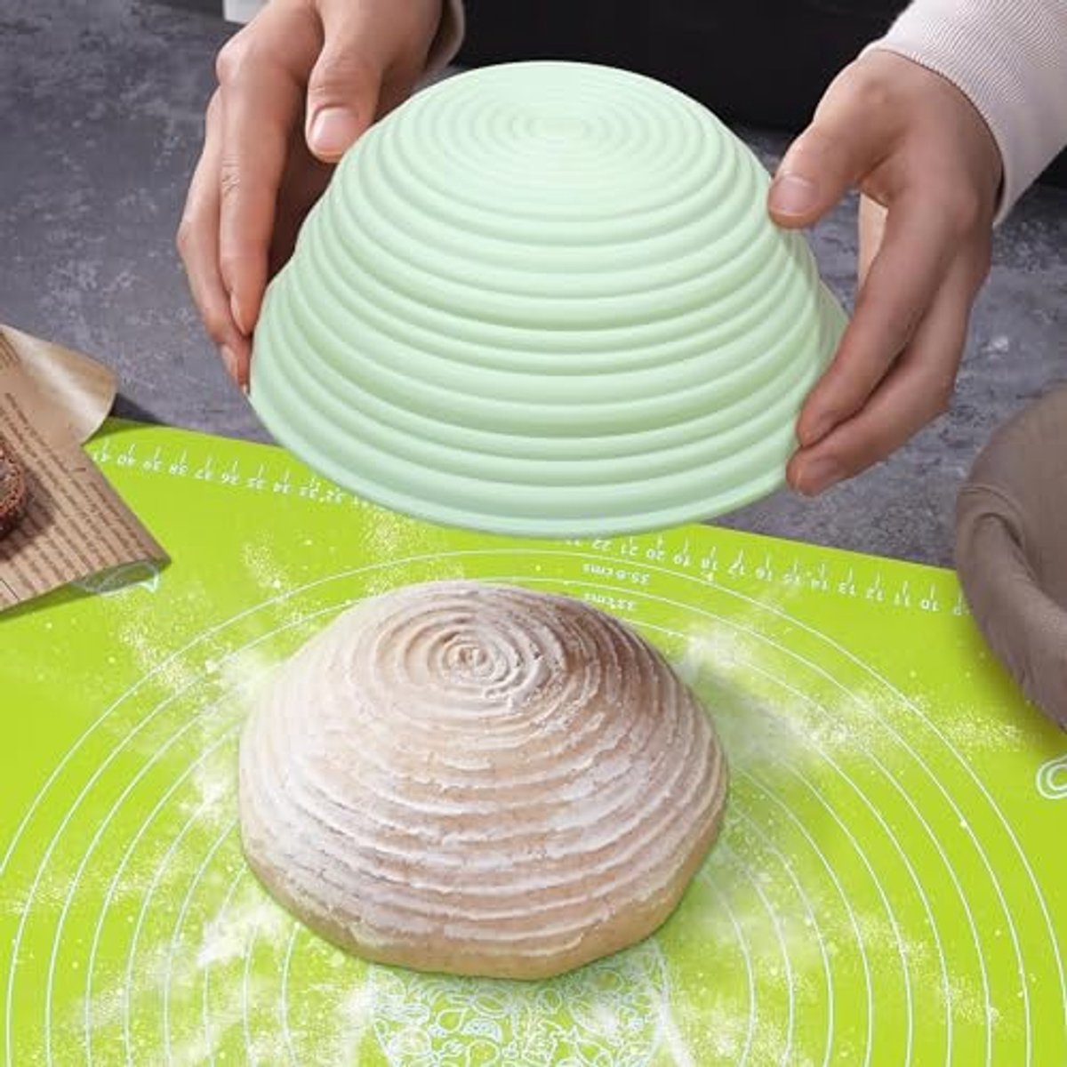 Ronde en Ovale Silicone Broodbakken - Compleet Set voor Sourdough Bakken