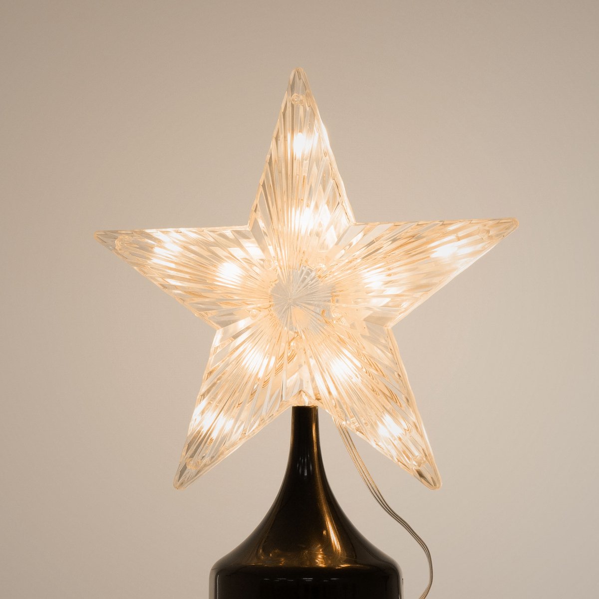 ECD Germany LED kerstboom 210 cm voor buiten 370 warm witte LED lampjes dimbaar met timer 9 lichtstanden met afstandsbediening ster metalen lichtpiramide weerbestendig tuin kerstdecoratie kegelvormige lichtboom kerstverlichting feestdecoratie – foto 7