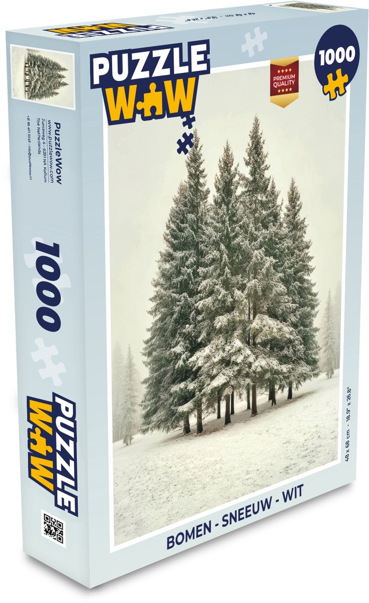 Bomen - Sneeuw - Wit