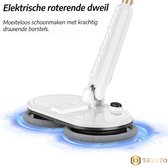 TRESTO – Draadloze Elektrische Dweil – Schoonmaakmachine – Vloerreiniger - Vloeren – Lichtgewicht – Home Cleaning